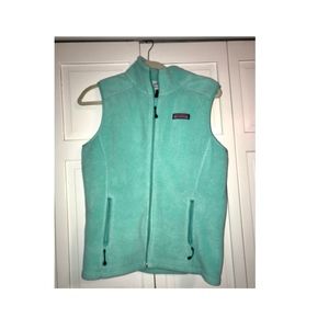 Vineyard Vines Teal Fleece Vest